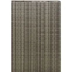 vidaXL Containerberging enkel 70x80x117 cm poly rattan grijs