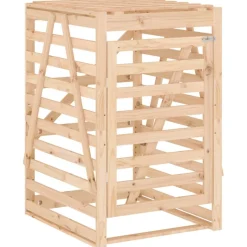 vidaXL Containerberging viervoudig massief grenenhout