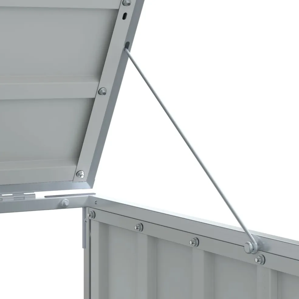 vidaXL Containerberging voor 3 containers 216x81x115cm staal antraciet
