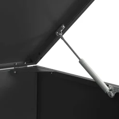 vidaXL Containerberging voor 4 containers 276x79x117 cm staal zwart
