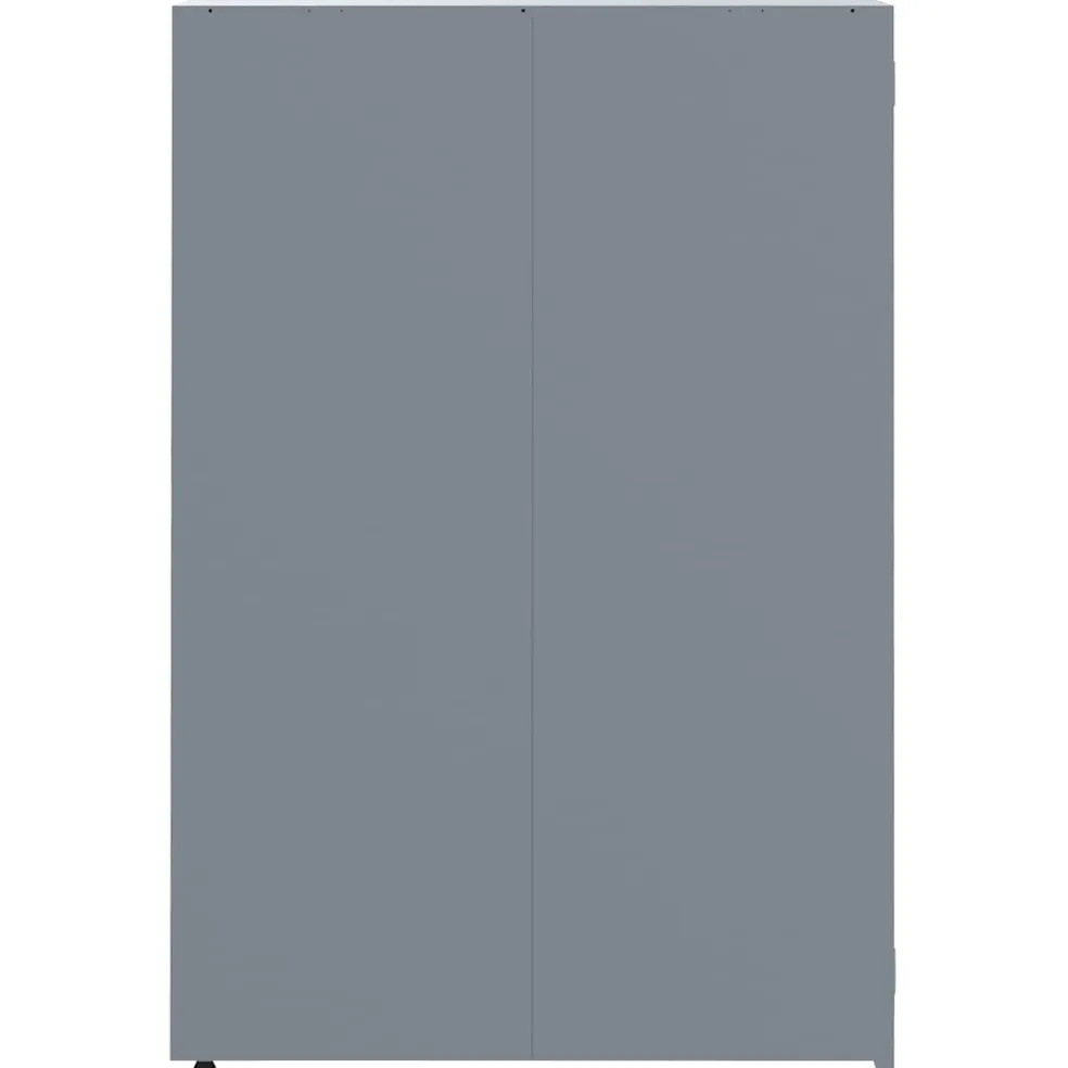 vidaXL Containerberging voor 6 containers 414x79x117 cm staal grijs