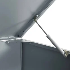 vidaXL Containerberging voor 6 containers 414x79x117 cm staal grijs