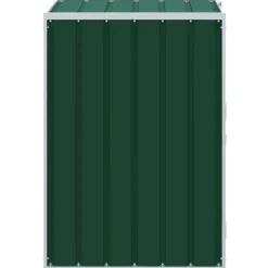 vidaXL Containerberging voor 1 container 72x81x115 cm staal groen