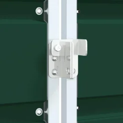 vidaXL Containerberging voor 1 container 72x81x115 cm staal groen