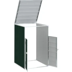 vidaXL Containerberging voor 1 container 72x81x115 cm staal groen