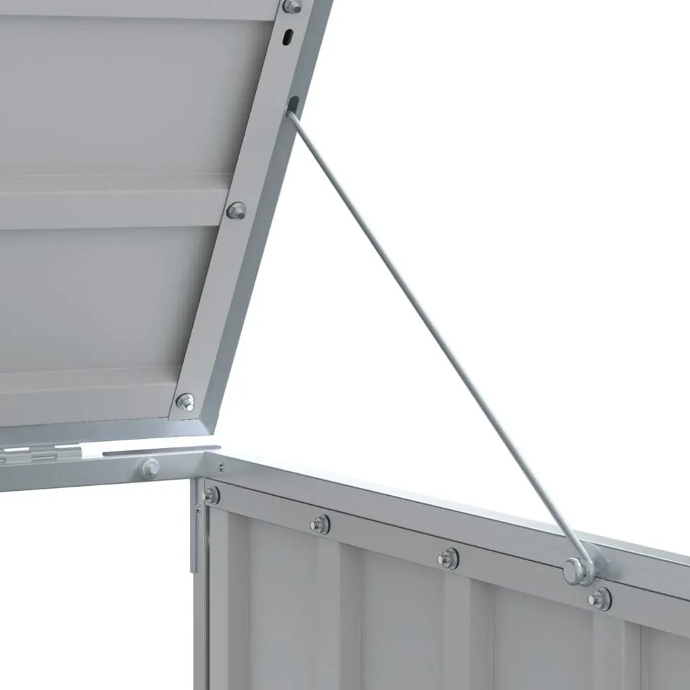 vidaXL Containerberging voor 1 container 72x81x115 cm staal groen