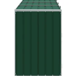 vidaXL Containerberging voor 3 containers 216x81x115 cm staal groen