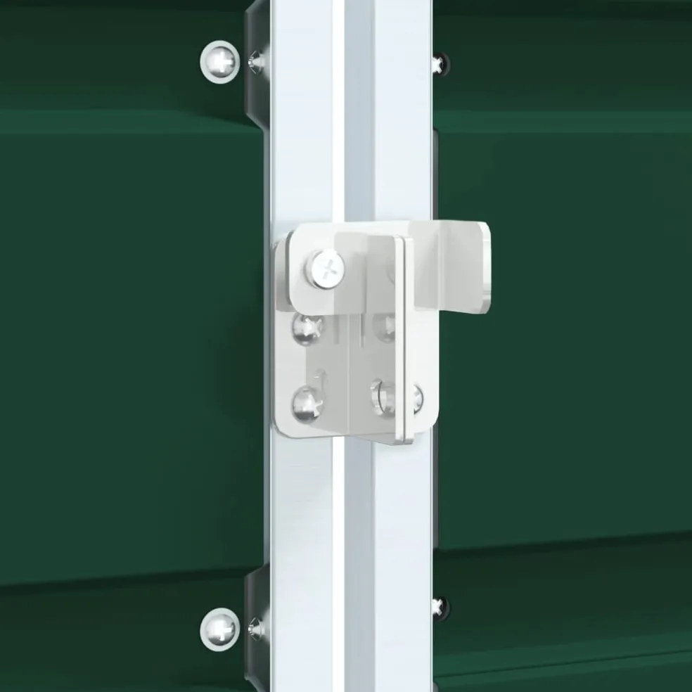 vidaXL Containerberging voor 3 containers 216x81x115 cm staal groen