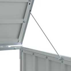 vidaXL Containerberging voor 1 container 72x81x115 cm staal bruin