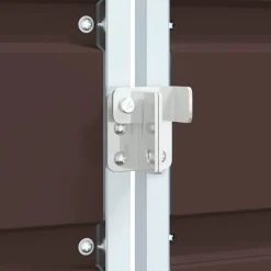 vidaXL Containerberging voor 1 container 72x81x115 cm staal bruin