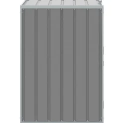 vidaXL Containerberging voor 1 container 72x81x115 cm staal grijs