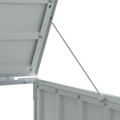 vidaXL Containerberging voor 1 container 72x81x115 cm staal grijs