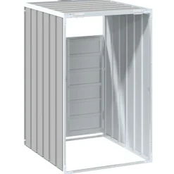 vidaXL Containerberging voor 1 container 72x81x115 cm staal grijs