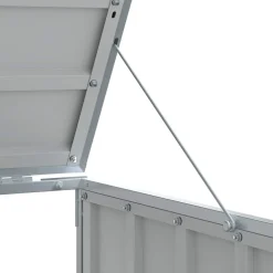 vidaXL Containerberging voor 2 containers 144x81x113 cm staal grijs