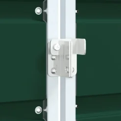 vidaXL Containerberging voor 2 containers 144x81x113 cm staal groen