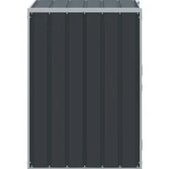 vidaXL Containerberging voor 1 container 72x81x115 cm staal antraciet