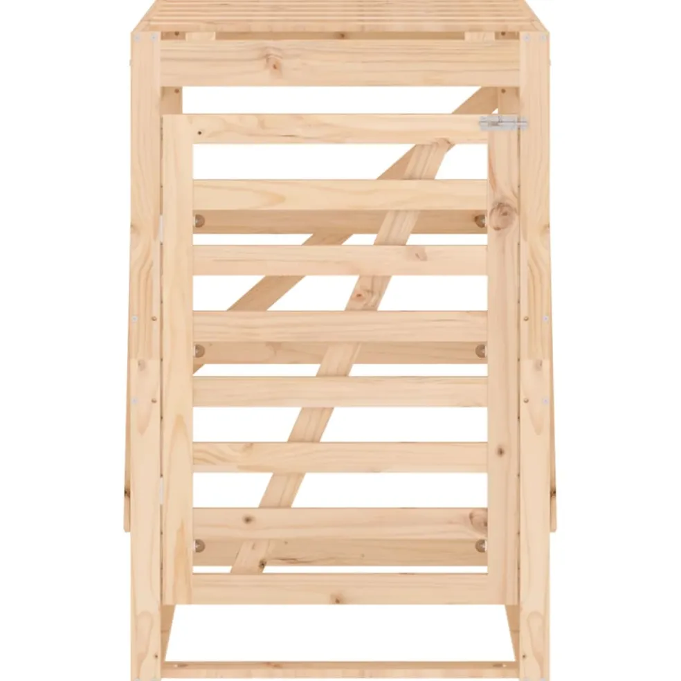 vidaXL Containerberging 84x90x128,5 cm massief grenenhout