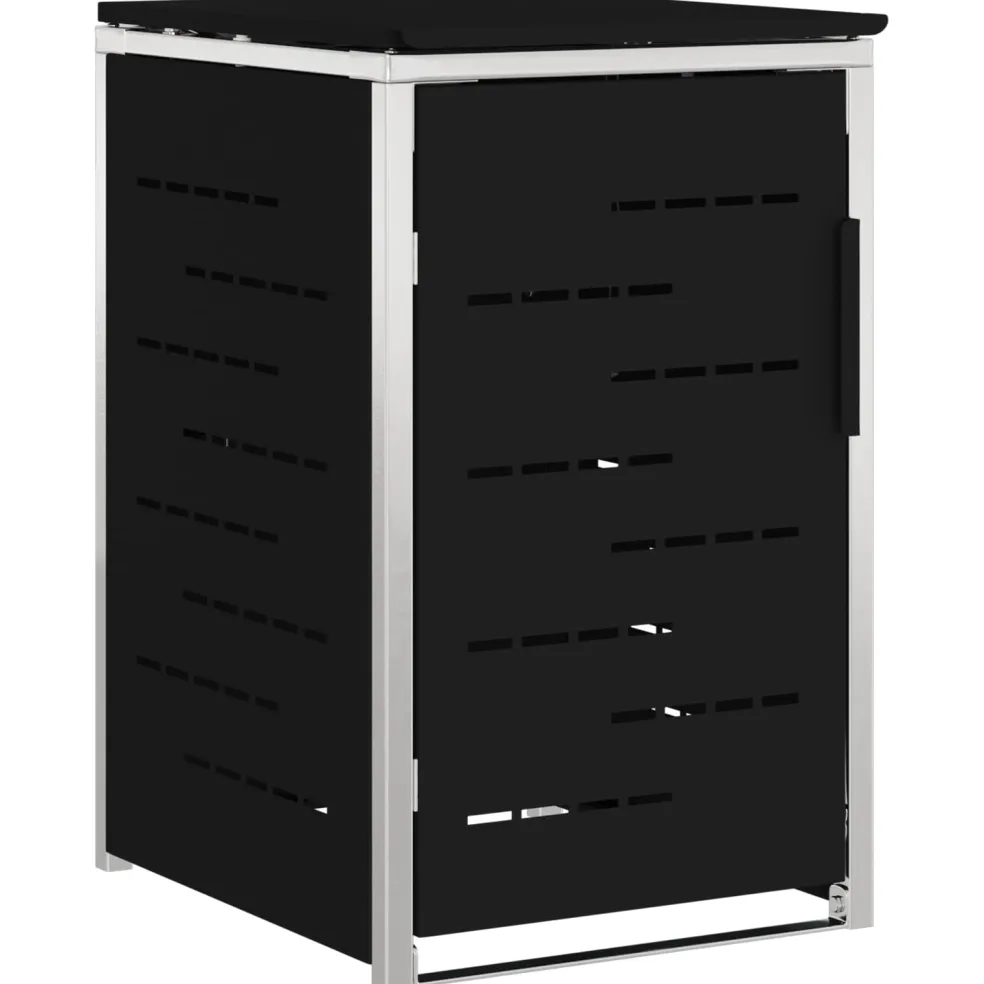 vidaXL Containerombouw for 1 Bin 240L Zwart