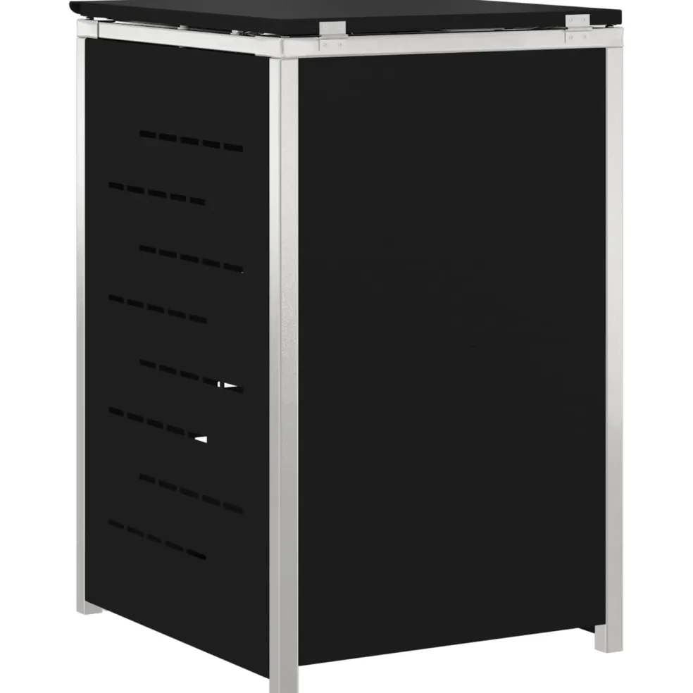 vidaXL Containerombouw for 1 Bin 240L Zwart