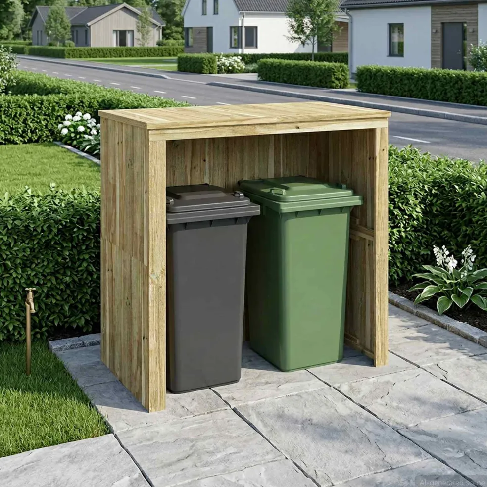 vidaXL Containerombouw Geïmpregneerd grenenhout