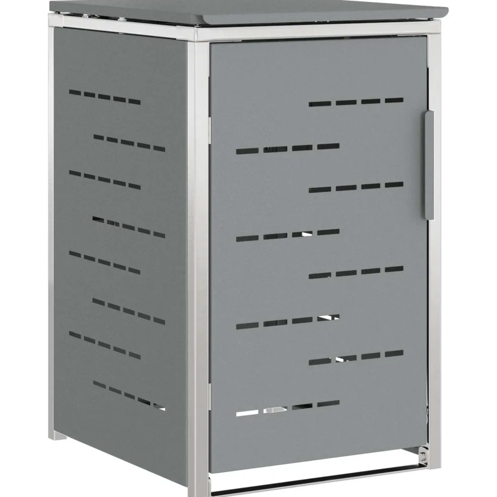 vidaXL Containerombouw voor 1 bak 240L Grijs