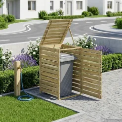 vidaXL Containerombouw voor 1 bak 240 L Geïmpregneerd grenenhout