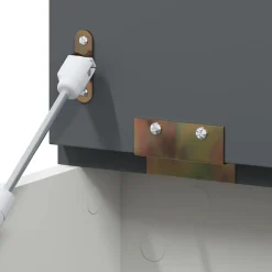 vidaXL Creatieve opslag voor kinderen ROROS Grijs en Wit Bewerkt hout