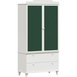 vidaXL Creatieve opslag voor kinderen ROROS Wit 90 x 45 x 180 cm