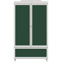 vidaXL Creatieve opslag voor kinderen ROROS Wit 90 x 45 x 165 cm