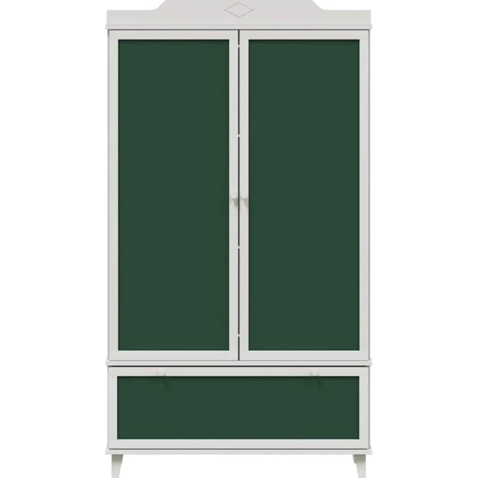 vidaXL Creatieve opslag voor kinderen ROROS Wit 90 x 45 x 165 cm
