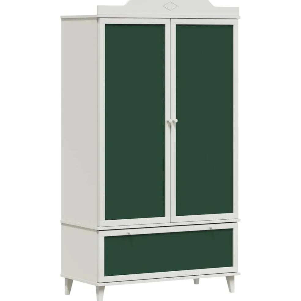 vidaXL Creatieve opslag voor kinderen ROROS Wit 90 x 45 x 165 cm