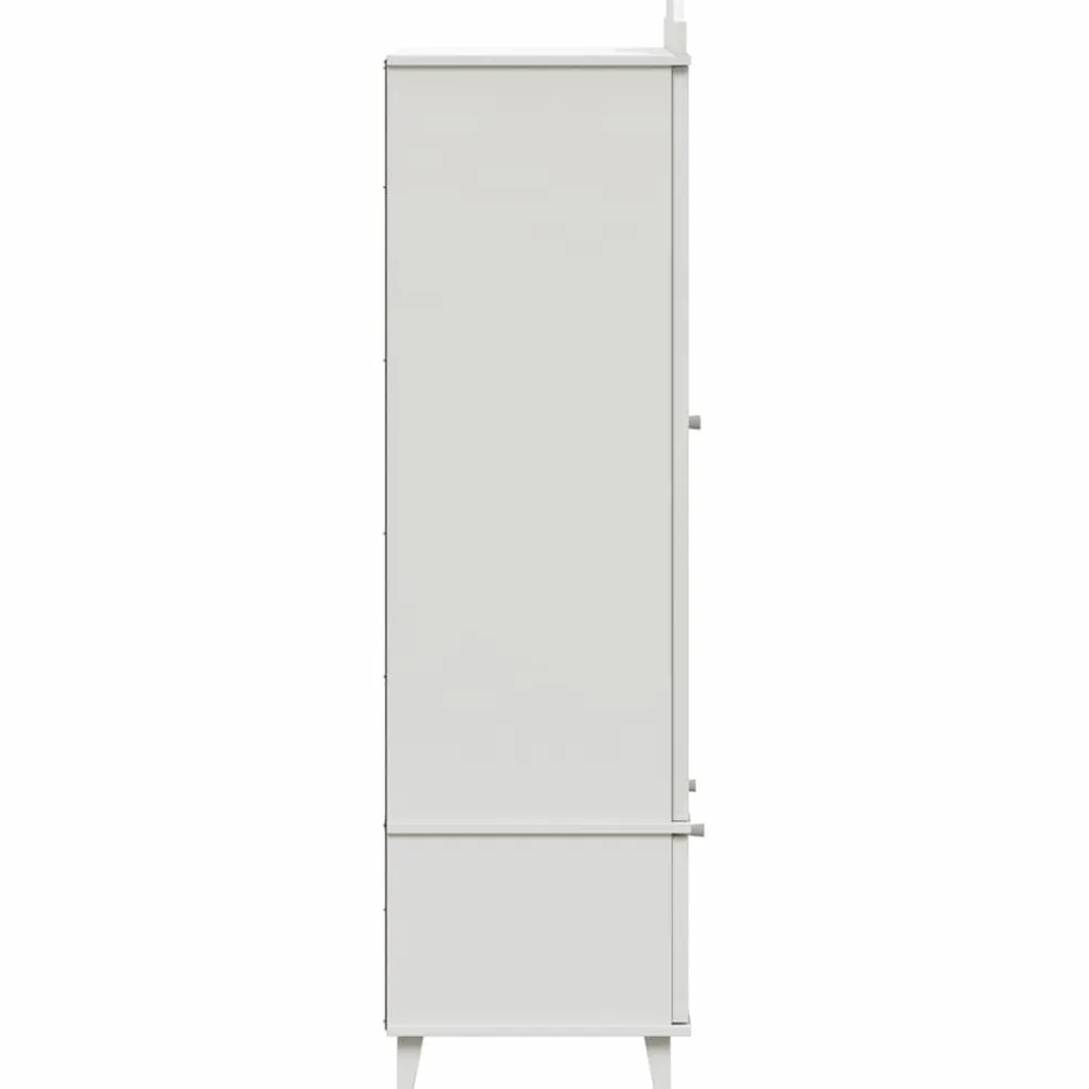 vidaXL Creatieve opslag voor kinderen ROROS Wit 90 x 45 x 165 cm