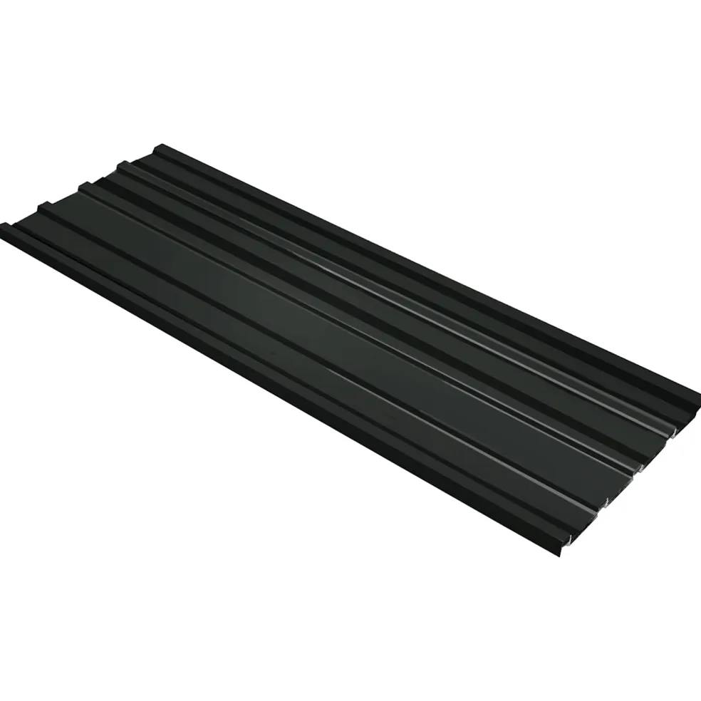 vidaXL Dakpaneel 12 st Antraciet 129 x 45 cm Gegalvaniseerd staal