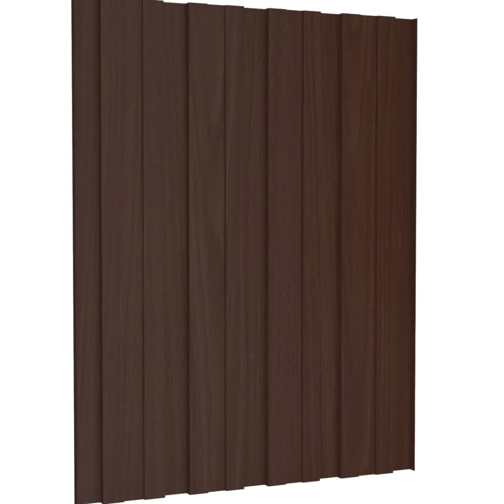 vidaXL Dakpaneel 12 st Bruin 60 x 45 cm Verzinkt staal