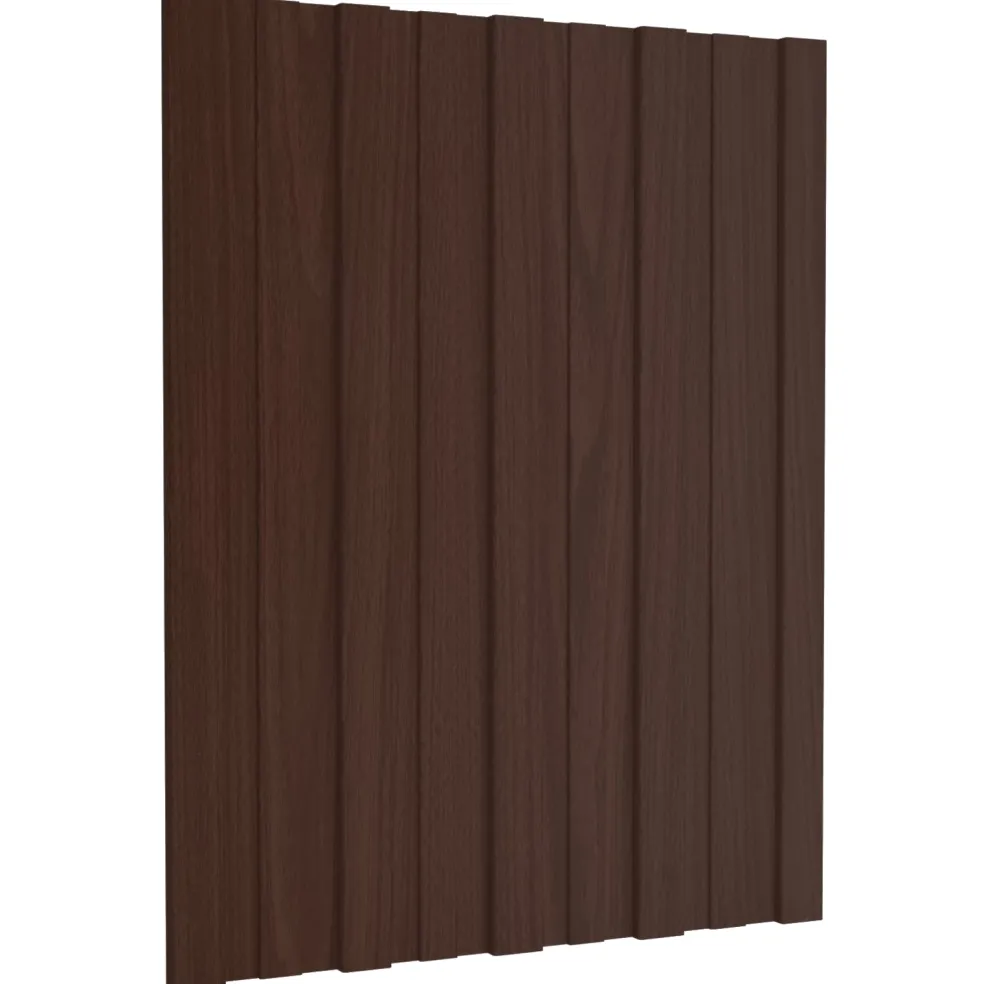 vidaXL Dakpaneel 12 st Bruin 60 x 45 cm Verzinkt staal