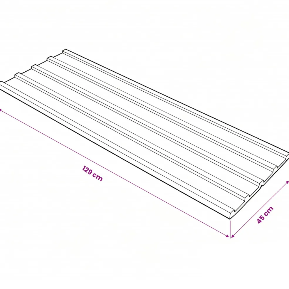 vidaXL Dakpaneel 12 st Bruin 129 x 45 cm Gegalvaniseerd staal