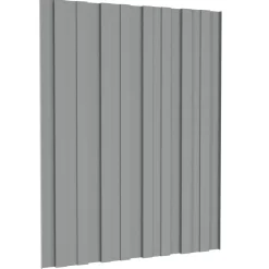 vidaXL Dakpaneel 12 st Grijs 60 x 45 cm Verzinkt staal