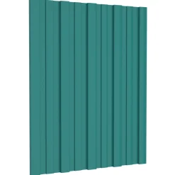vidaXL Dakpaneel 12 st Groen 60 x 45 cm Verzinkt staal