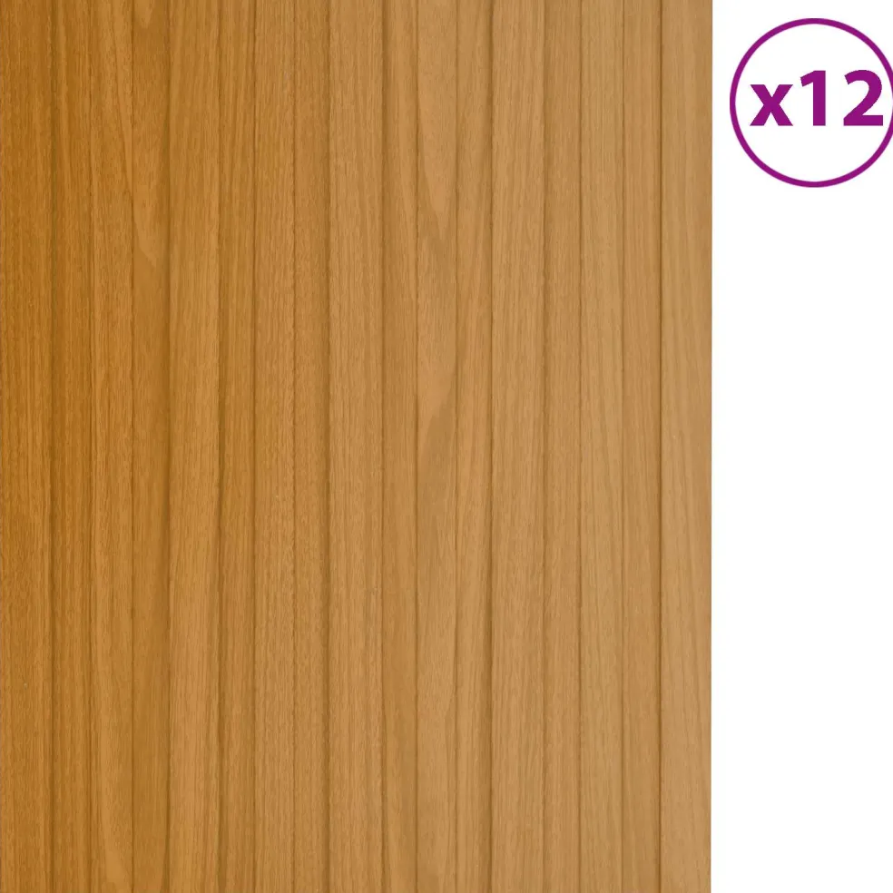 vidaXL Dakpaneel 12 st Naturel 60 x 45 cm Verzinkt staal
