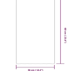 vidaXL Dakpanelen 36 st 60x36 cm gegalvaniseerd staal grijs