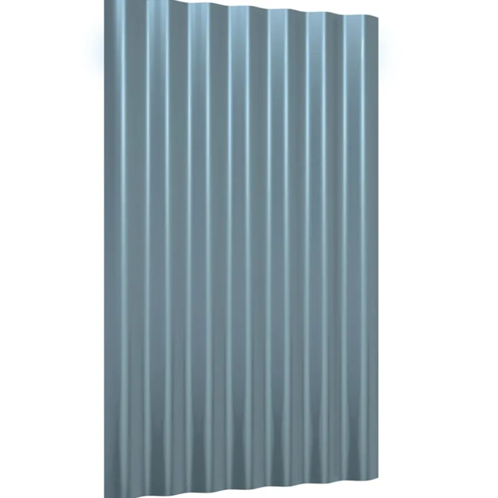 vidaXL Dakpanelen 36 st 60x36 cm gegalvaniseerd staal grijs