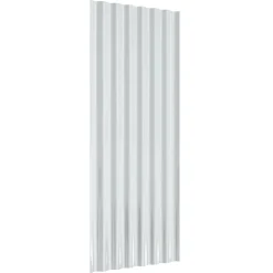 vidaXL Dakpanelen 12 st 100x36 cm gegalvaniseerd staal bruin