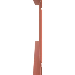 vidaXL Dak sneeuwbeugel Rood 100 x 2,5 x 20 cm Staal