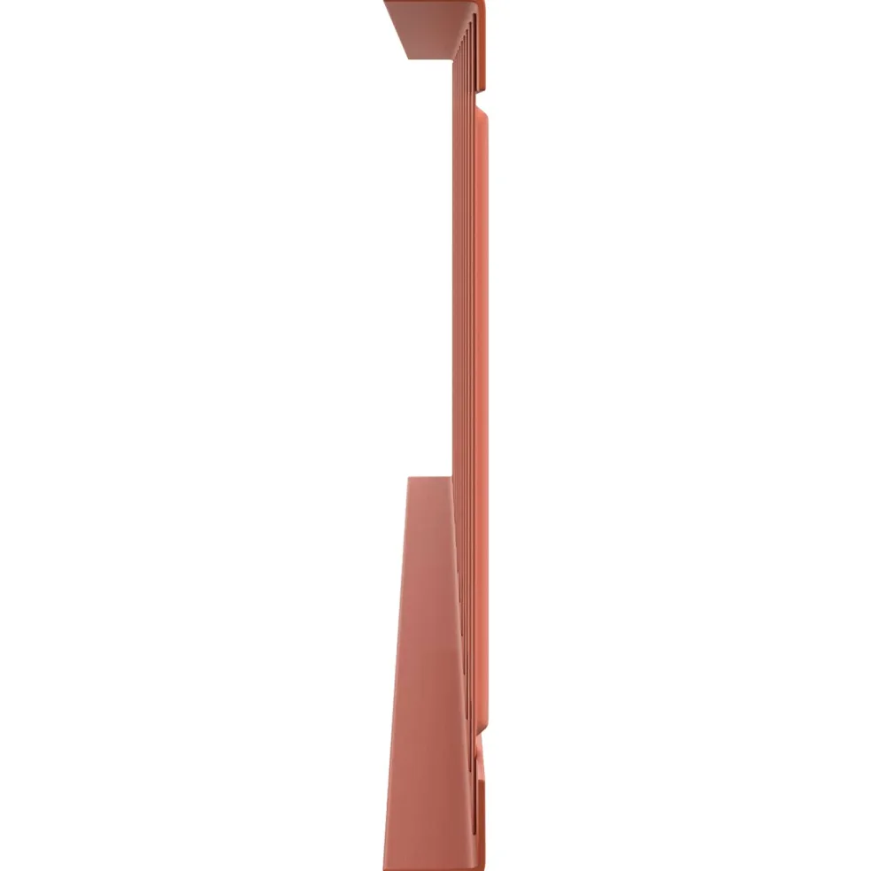 vidaXL Dak sneeuwbeugel Rood 100 x 2,5 x 20 cm Staal