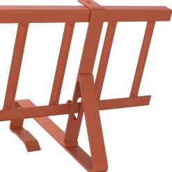 vidaXL Dak sneeuwbeugel Rood 300 x 29,5 x 34,5 cm Staal