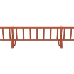 vidaXL Dak sneeuwbeugel Rood 300 x 29,5 x 34,5 cm Staal