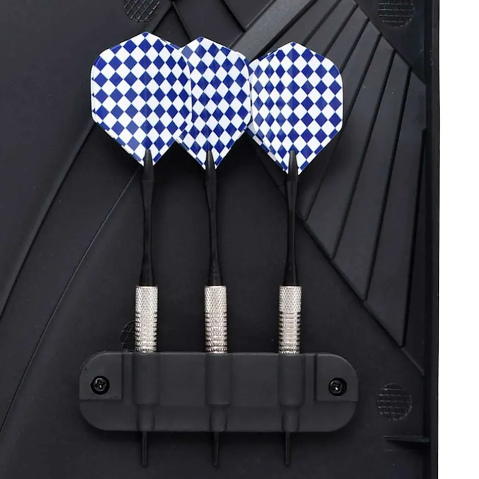 vidaXL Dartbord elektrisch met darts polypropeen zwart
