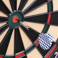 vidaXL Dartbord elektrisch met darts polypropeen zwart