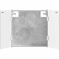 vidaXL Dartbord Kabinet ALKMAAR Betongrijs 52,5 x 10,5 x 53,5 cm