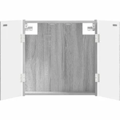 vidaXL Dartbord Kabinet ALKMAAR Grijs Sonoma 52,5 x 10,5 x 53,5 cm